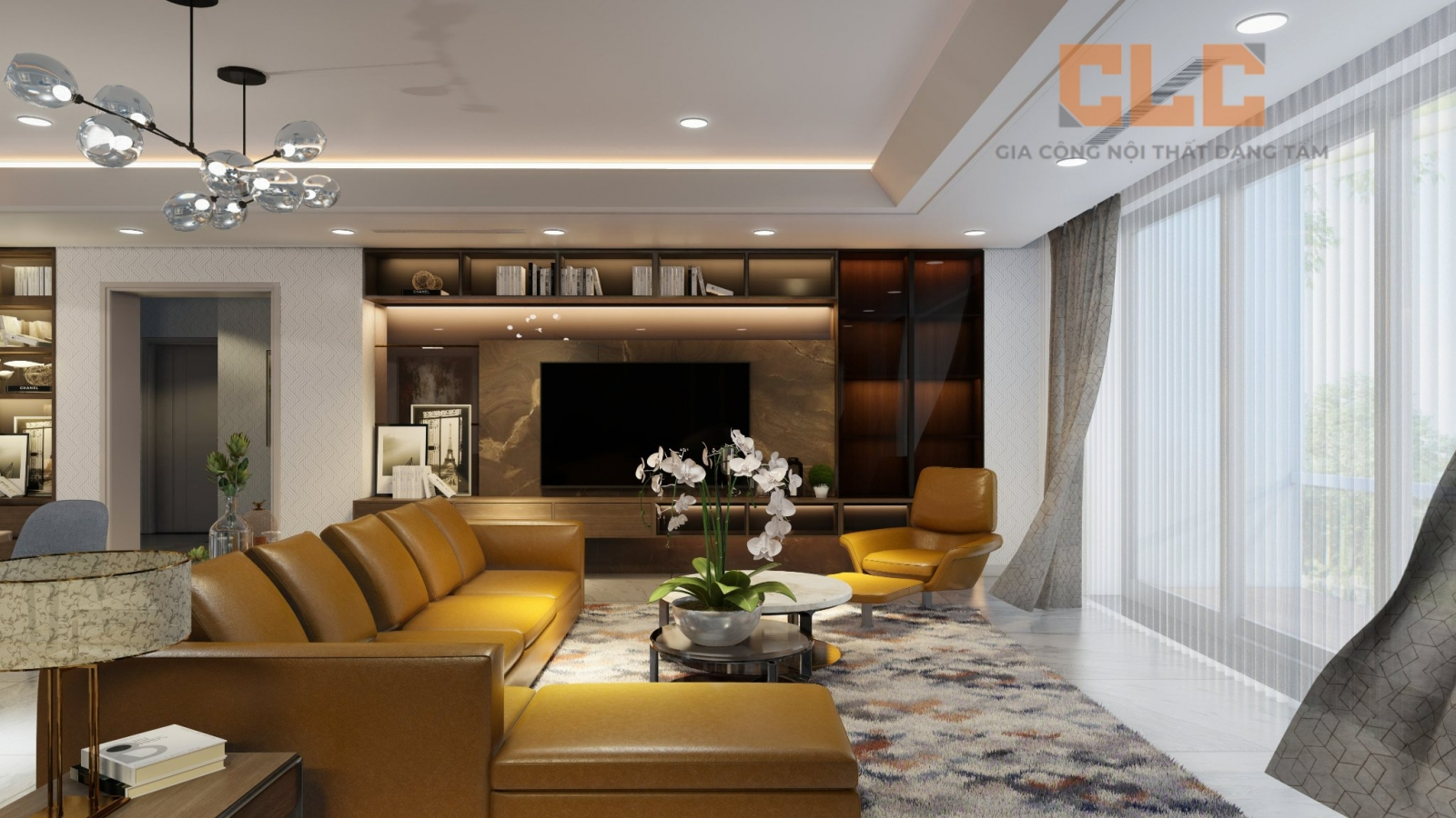 Khám phá các xu hướng Nội thất phòng khách hiện đại và sang trọng tại Gia Công CLC